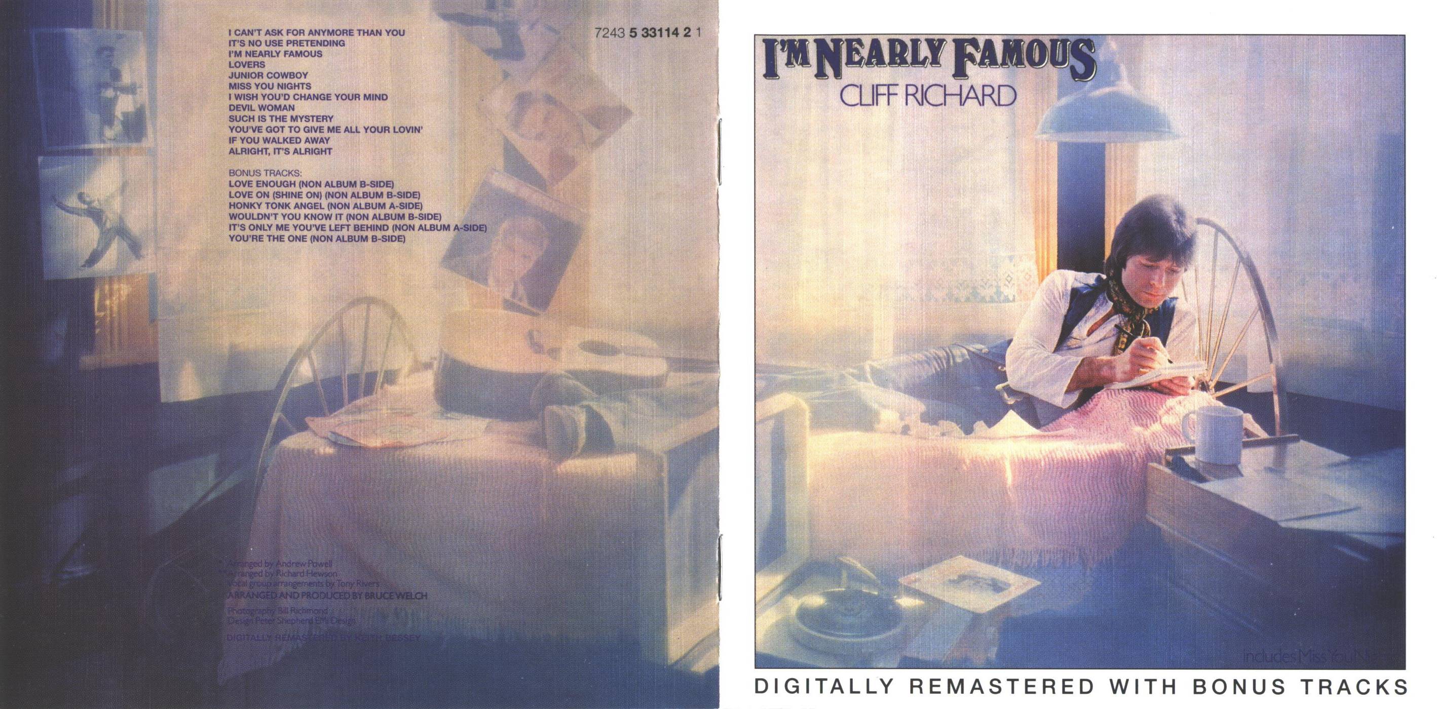 Cliff Richard Im Nearly Famous : Front